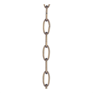 Livex Lighting Accessories Vintage Gold Leaf 3' Standard Decorative Chain