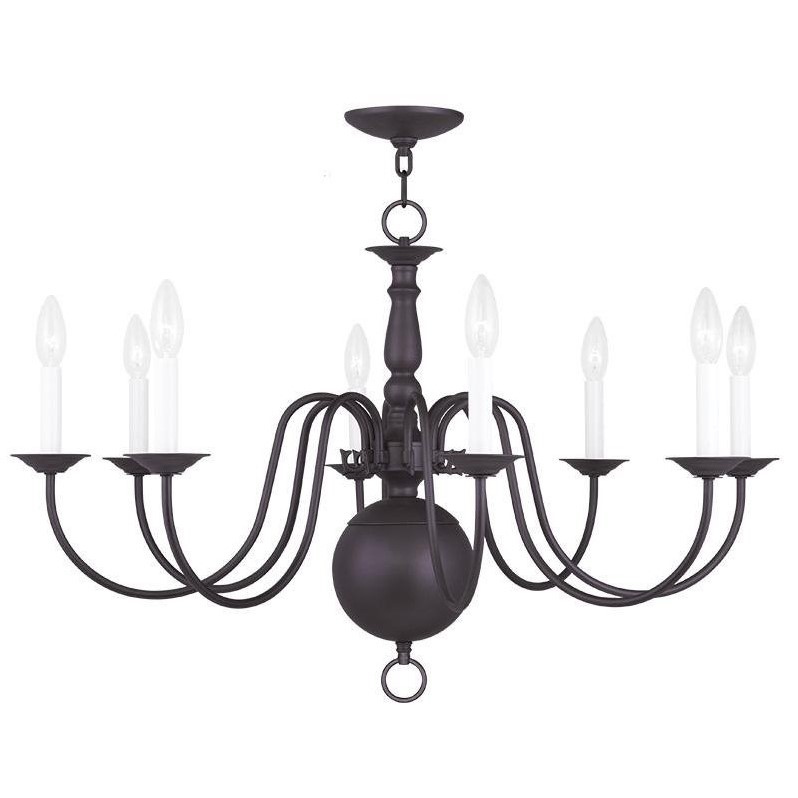 Livex Lighting Williamsburgh Chandelier in Bronze