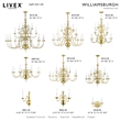 Livex Lighting Williamsburgh Chandelier in Polished Brass