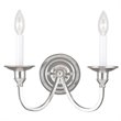 Livex Lighting Cranford Wall Sconce in Polished Nickel