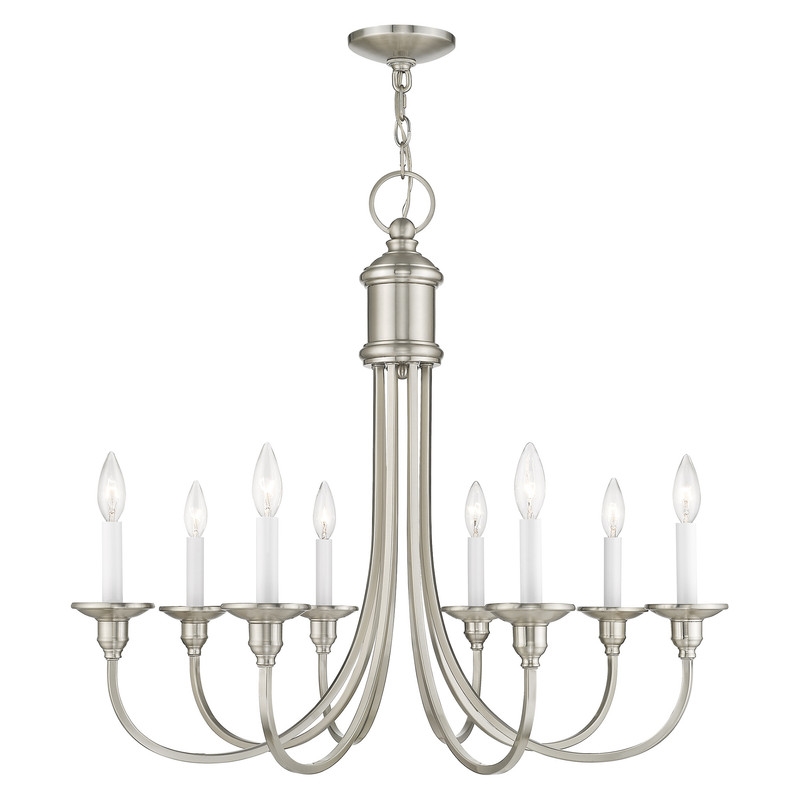 Livex Lighting Cranford Chandelier in Brushed Nickel