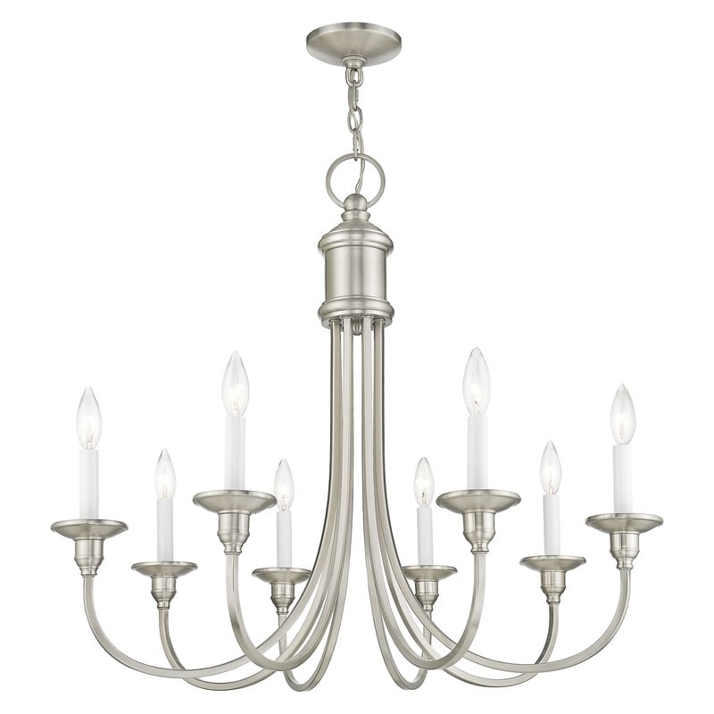 Livex Lighting Cranford Chandelier in Brushed Nickel
