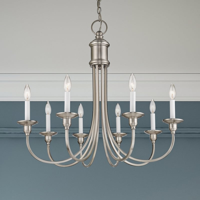 Livex Lighting Cranford Chandelier in Brushed Nickel
