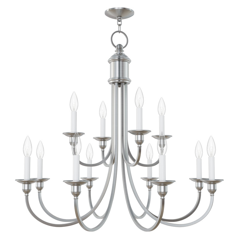 Livex Lighting Cranford Chandelier in Brushed Nickel