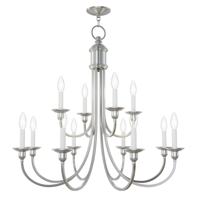 Livex Lighting Cranford Chandelier in Brushed Nickel