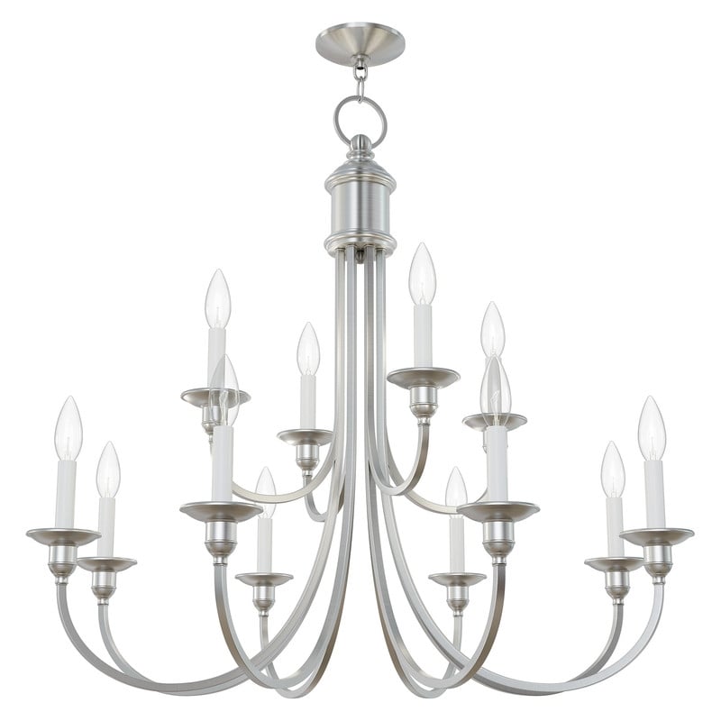 Livex Lighting Cranford Chandelier in Brushed Nickel