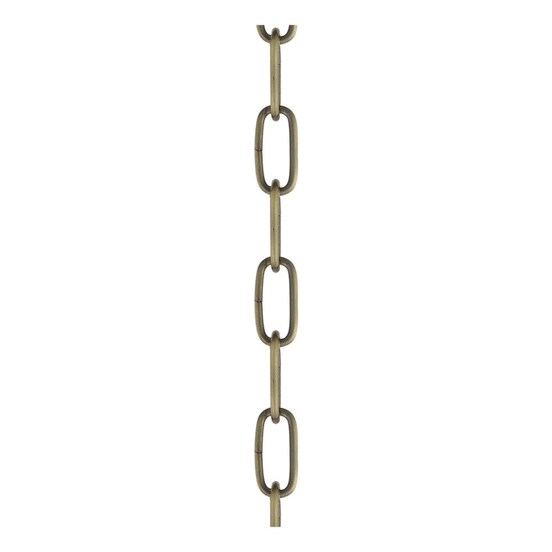 Livex Lighting Accessories Antique Brass 3' Heavy Duty Decorative Chain