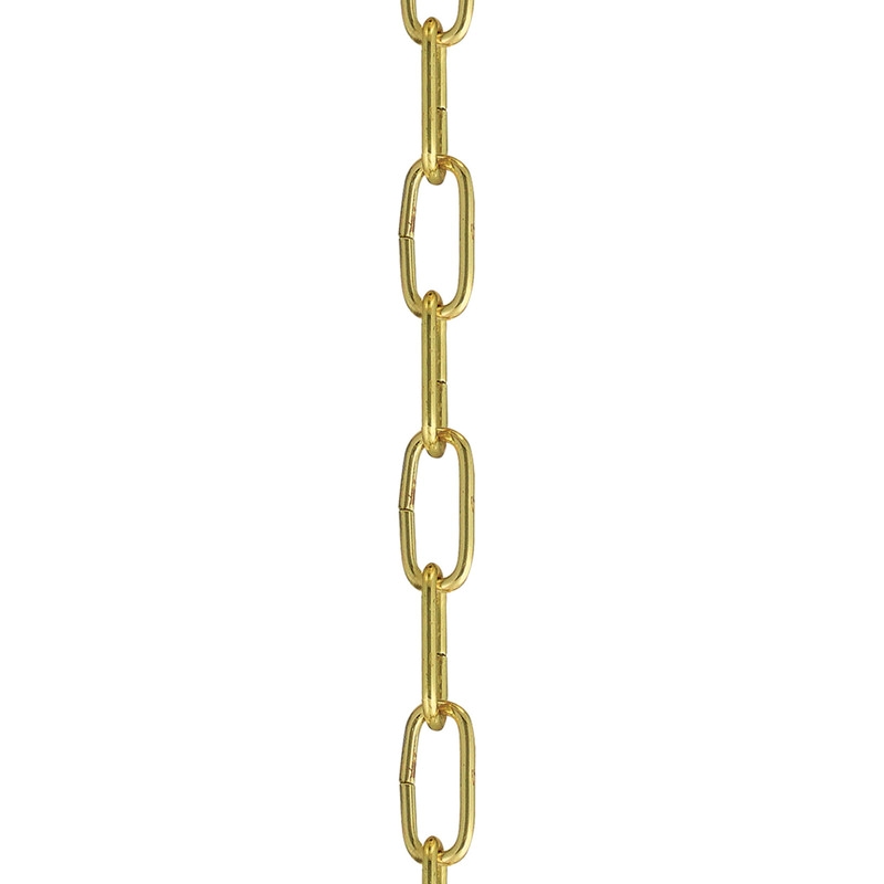Livex Lighting Accessories Polished Brass 12' Extra Heavy Duty Decorative Chain