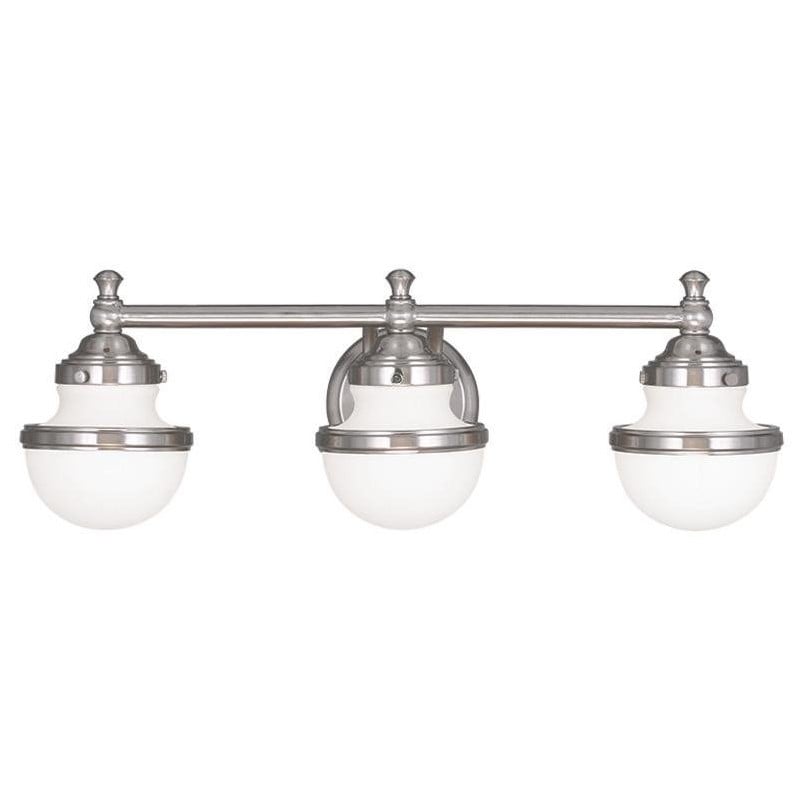 Livex Lighting Oldwick Bath Light in Brushed Nickel