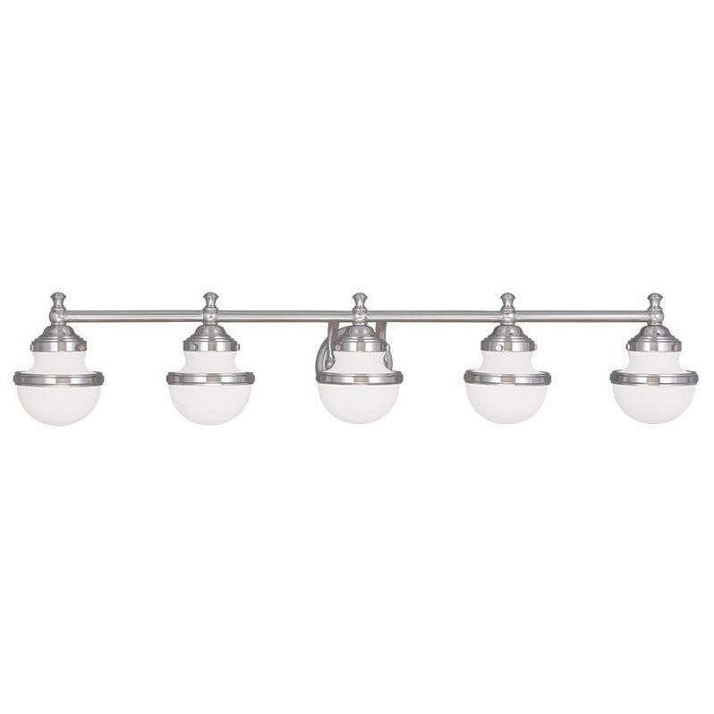 Livex Lighting Oldwick Bath Light in Brushed Nickel