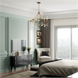 Livex Lighting Chesterfield Chandelier in Antique Gold Leaf
