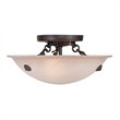 Livex Lighting Oasis Ceiling Mount in Bronze