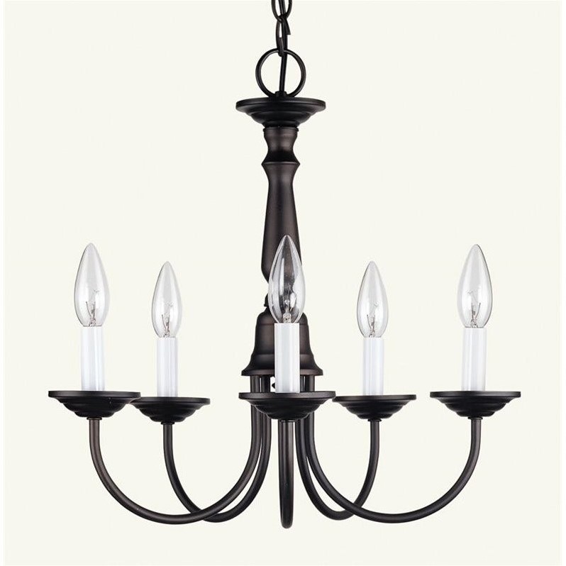 Livex Lighting Chandelier in Bronze