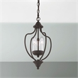 Livex Lighting Home Basics 3 Light Bronze Chain Hang/Ceiling Mount