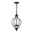 Livex Lighting Home Basics 3 Light Bronze Chain Hang/Ceiling Mount