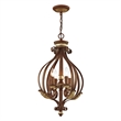 Livex Lighting Villa Verona 4 Light Verona Bronze Foyer