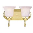 Livex Lighting Riviera 2 Bath Light in Polished Brass
