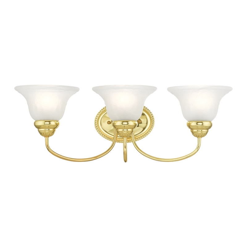Livex Lighting Edgemont Bath Light in Polished Brass