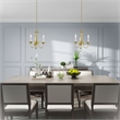 Livex Lighting Williamsburgh Mini Chandelier in Polished Brass