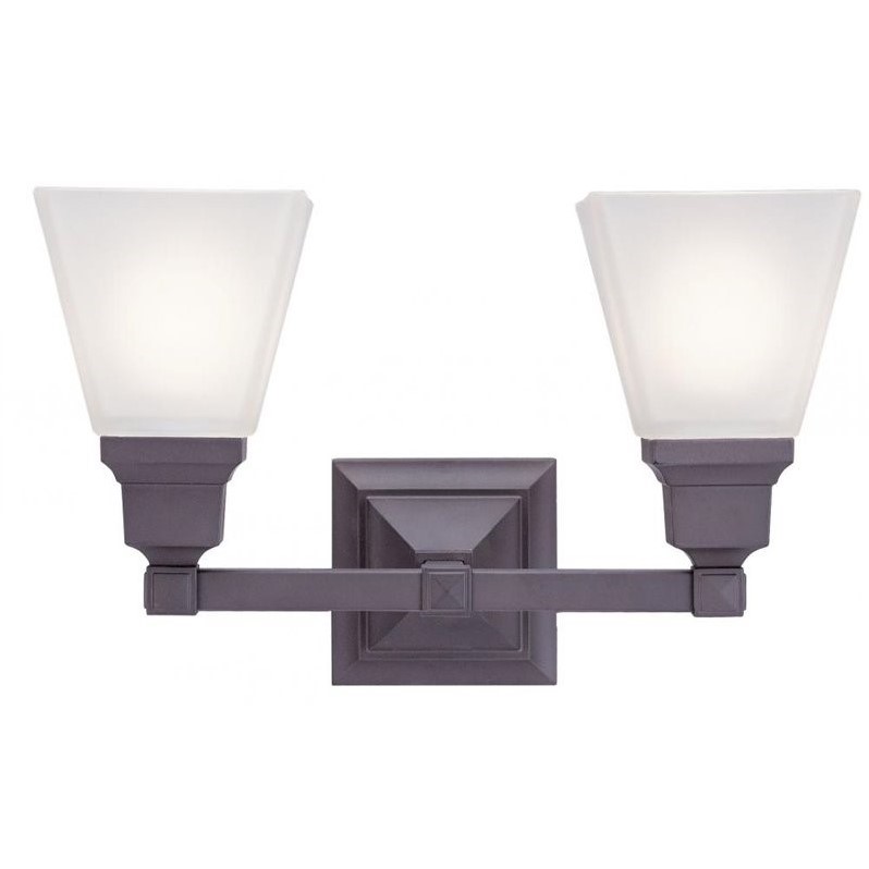 Livex Lighting Mission 2 Bath Light in Bronze