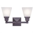 Livex Lighting Mission 2 Bath Light in Bronze