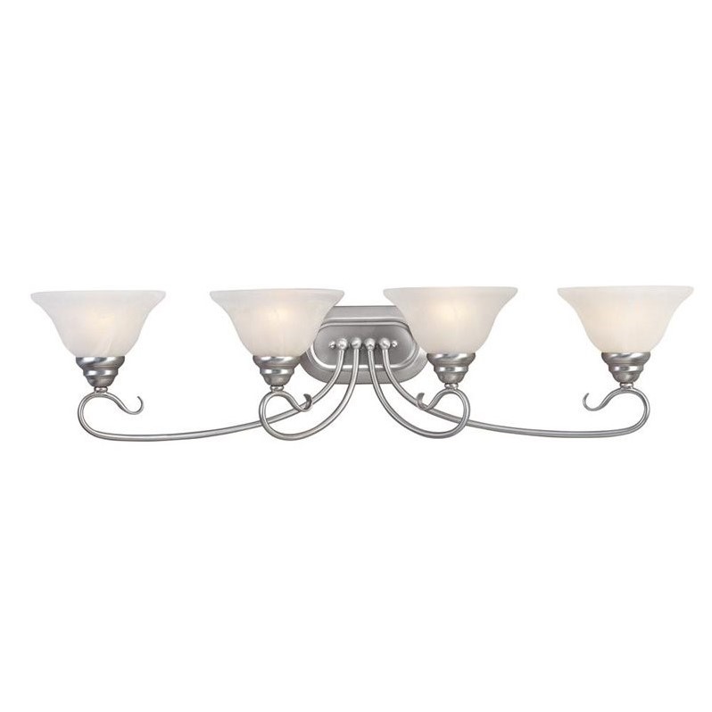 Livex Lighting Coronado Bath Light in Brushed Nickel
