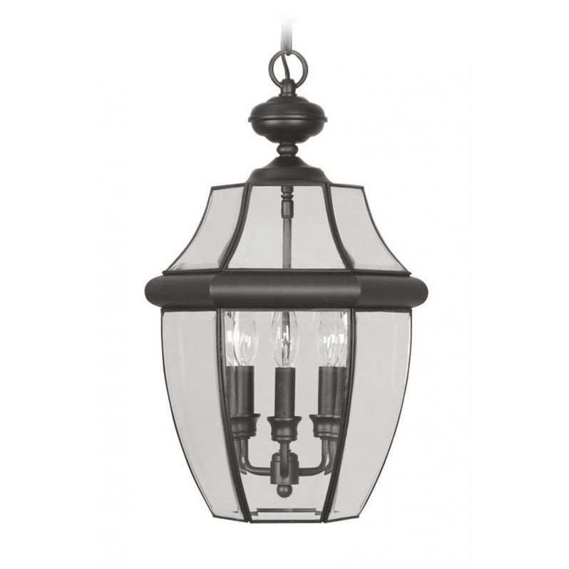 Livex Lighting Monterey Outdoor Chain Hang in Black