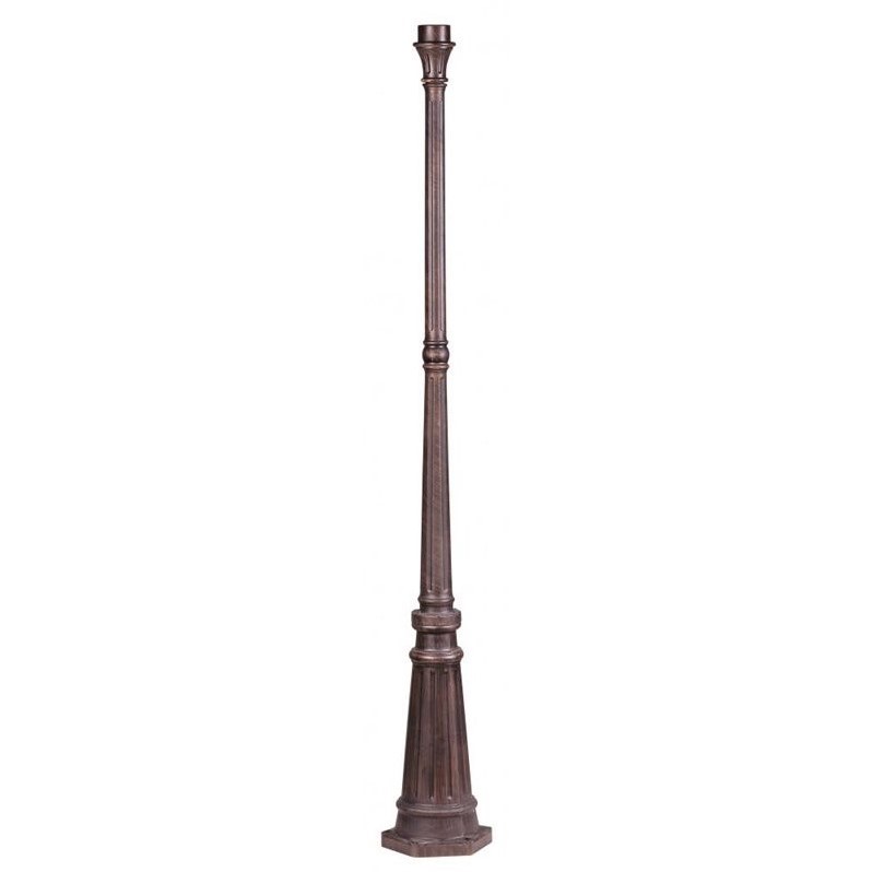 Livex Lighting Outdoor Cast Aluminum Post in Imperial Bronze