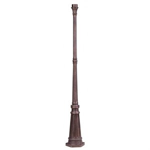 Livex Lighting Outdoor Cast Aluminum Post in Imperial Bronze