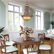 Livex Lighting Villa Verona Inverted Pendant in Bronze in Multi-Color
