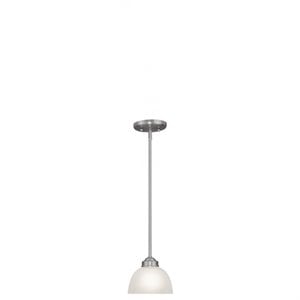 Livex Lighting Somerset Mini Pendant in Brushed Nickel