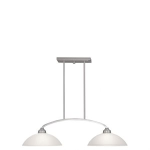 Livex Lighting Somerset Billiard Island in Brushed Nickel