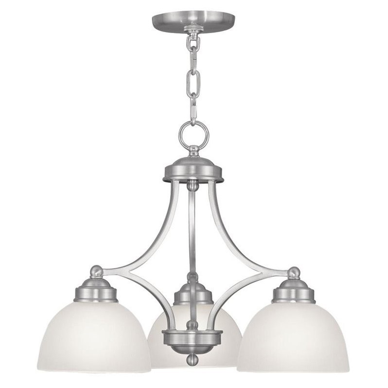 Livex Lighting Somerset Chandelier in Brushed Nickel