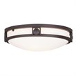 Livex Lighting Titania Ceiling Mount in Bronze