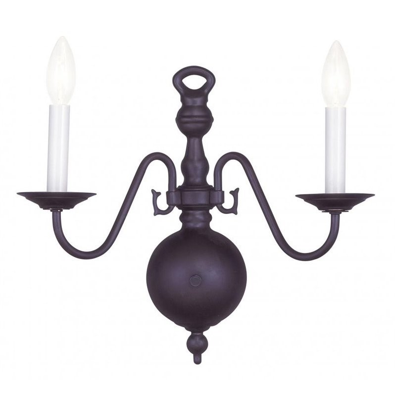 Livex Lighting Williamsburgh Wall Sconce in Bronze