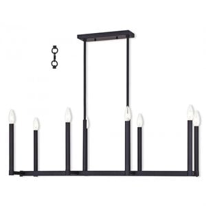 Livex Lighting Alpine Linear Chandelier in Bronze