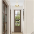 Livex Lighting Williamsburgh 5 Light Polished Brass Chain Hang/Ceiling Mount