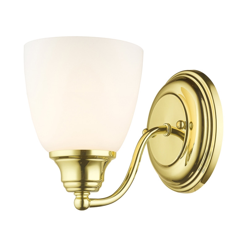 Livex Lighting Somerville Wall Sconce in Polished Brass