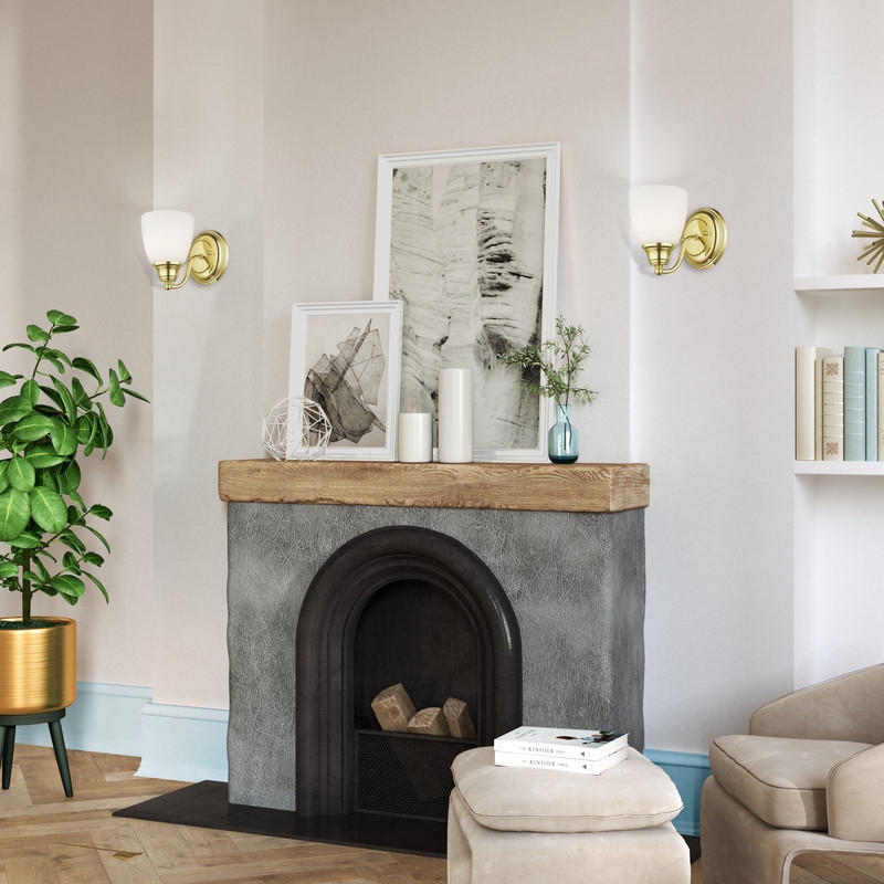 Livex Lighting Somerville Wall Sconce in Polished Brass