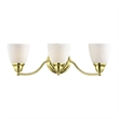 Livex Lighting Somerville Bath Light in Polished Brass