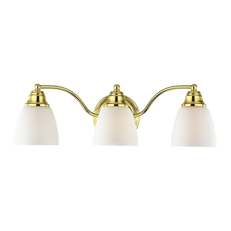 Livex Lighting Somerville Bath Light in Polished Brass
