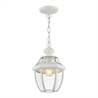Livex Lighting 1 Light White Outdoor Lantern