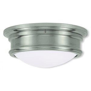 Livex Lighting Astor Ceiling Mount in Brushed Nickel