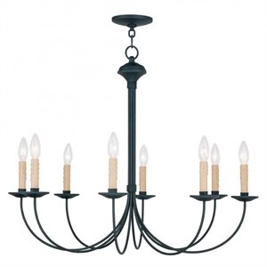 Livex Lighting Heritage Chandelier in Black