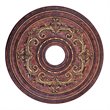 Livex Lighting Ceiling Medallion in Verona Bronze with Aged Gold Leaf Accents