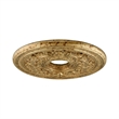 Livex Lighting Ceiling Medallion in Hand Painted Vintage Gold Leaf