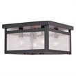 Livex Lighting Milford Ceiling Mount in Bronze