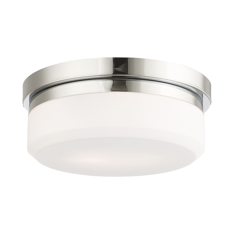 Livex Lighting Stratus 2 Light Polished Chrome Ceiling Mount or Wall Mount