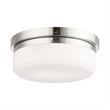 Livex Lighting Stratus 2 Light Polished Chrome Ceiling Mount or Wall Mount
