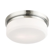 Livex Lighting Stratus 2 Light Polished Chrome Ceiling Mount or Wall Mount